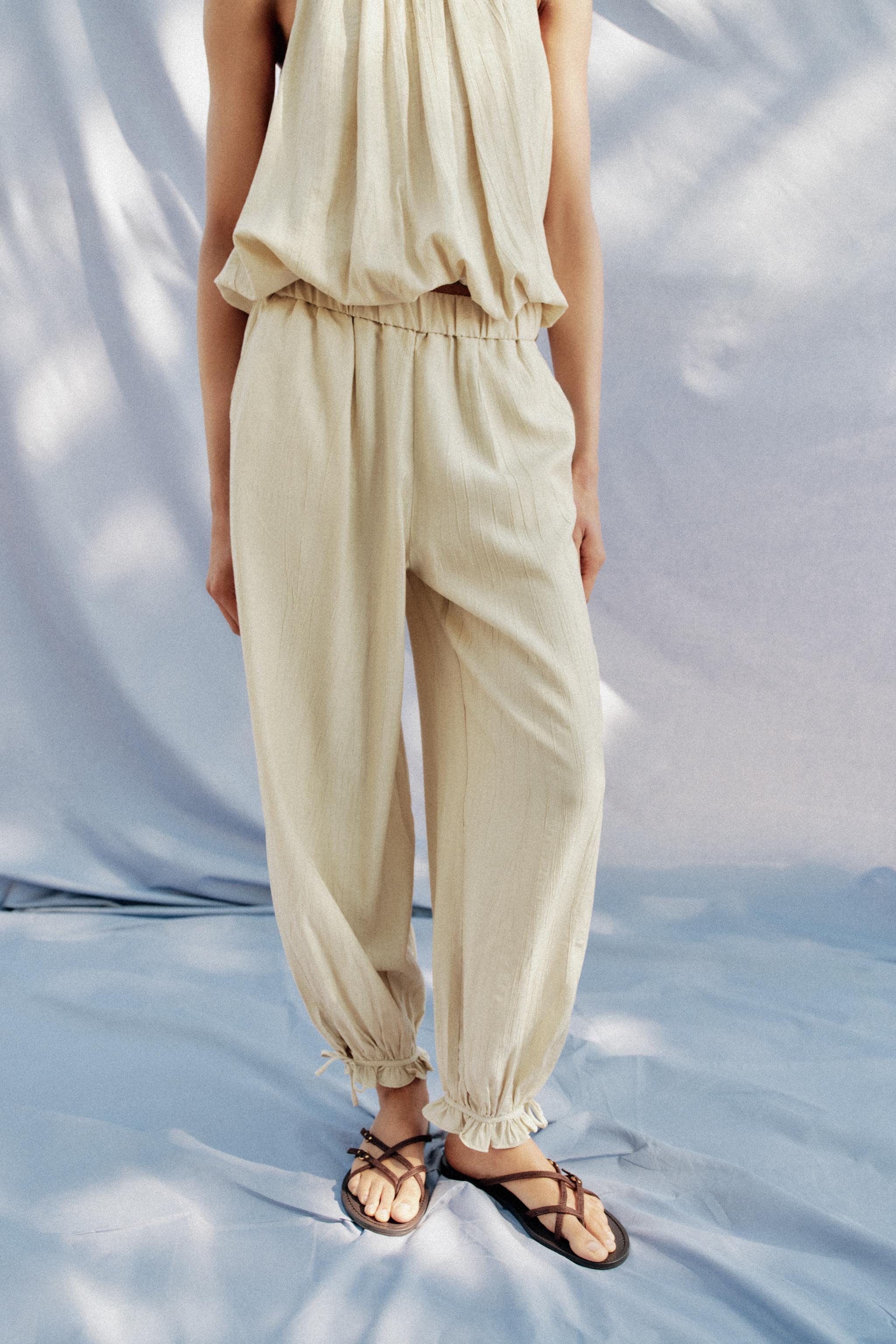 ELASTIC WAIST PANTS